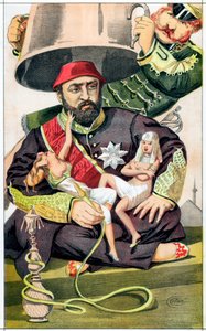 Abd-ul-Aziz, sultão da Turquia de 1861, 1869 de James Jacques Joseph Tissot