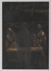 Ele desapareceu da visão deles, ilustração da Vida de Nosso Senhor Jesus Cristo, 1886-94 (wc sobre grafite no papel) de James Jacques Joseph Tissot