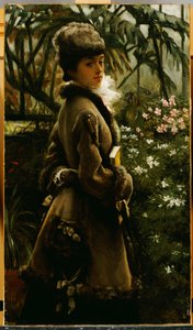 Na estufa, c.1867-69 de James Jacques Joseph Tissot