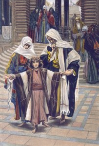 Jesus found - Jesus Found - from "The Life of Our Lord Jesus Christ" - 1899 por James Tissot - Jesus found in the temple - The Life of Our Lord Jesus Christ, por Jacques Joseph (Jacques Joseph) Tissot dit James Tissot (1836-1902) de James Jacques Joseph Tissot