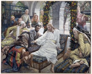 Maria Madalena Caixa de Pomada Muito Preciosa, ilustração para A Vida de Cristo, c.1886-96 (guache sobre papelão) de James Jacques Joseph Tissot