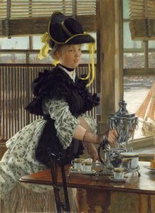 Chá, 1872. de James Jacques Joseph Tissot