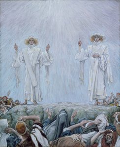 A ascensão, ilustração para a vida de Cristo, c.1884-96 (wc e guache no cartão) de James Jacques Joseph Tissot