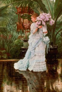 The Bunch of Lilacs, c.1875 de James Jacques Joseph Tissot
