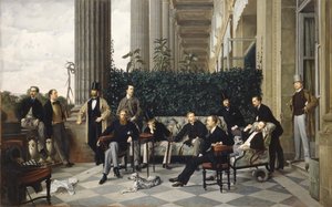 O círculo da Rue Royale, 1868