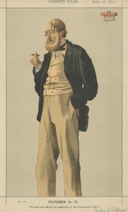O Duque de Rutland (cor litho) de James Jacques Joseph Tissot