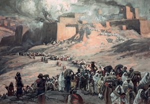 O Voo dos Prisioneiros (guache a bordo)