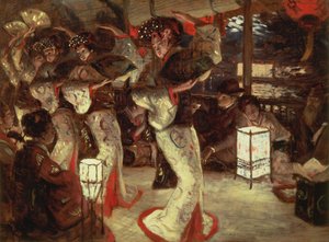 O filho pródigo na vida moderna: em climas estrangeiros, c.1882 (esboço preparatório) de James Jacques Joseph Tissot