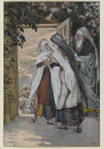 A Visitação, ilustração para A Vida de Cristo, c.1886-94 (wc no papel) de James Jacques Joseph Tissot