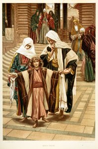 Jesus encontrado, São Lucas - Capítulo 2 - Bíblia de James Jacques Joseph after Tissot