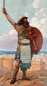 Othniel por J James Tissot - Bíblia de James Jacques Joseph after Tissot
