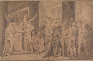 O Corpo de Lucretia Exposto aos Romanos de James Jefferys