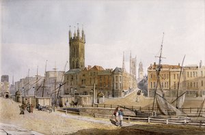 Ponte Draw do banco de Santo Agostinho, Bristol,