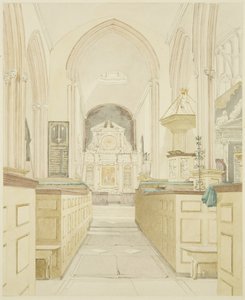 Interior da Igreja de Todos os Santos de James Johnson