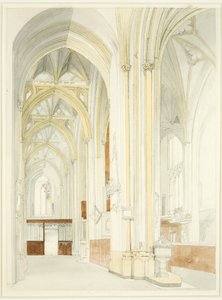 Interior da Catedral de Bristol (inacabado)