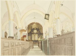 Interior da Igreja de São Pedro de James Johnson