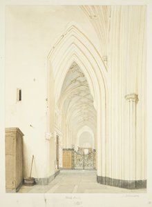 Corredor Norte de St Mary Redcliffe, olhando para Leste de James Johnson