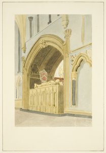 Túmulo de Robert Fitzharding, morto em 1170, na Catedral de Bristol