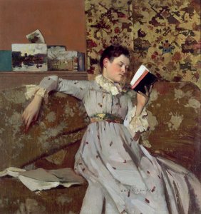 Caterina lendo um livro, c.1888