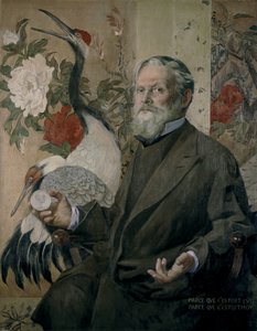 Retrato de Frank Brangwyn (1867-1956) (óleo sobre tela)