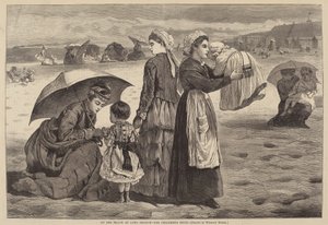 Na Praia de Long Branch - A Hora das Crianças de James L. Langridge after Winslow Homer