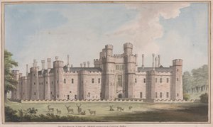 Castelo de Herstmonceux, East Sussex: Vista Sudoeste
