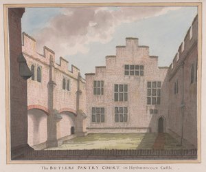 Castelo de Herstmonceux, East Sussex: O Tribunal da Despensa do Mordomo