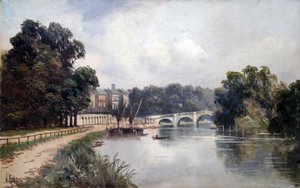 Cholmondeley Walk, olhando em direção a Richmond Bridge