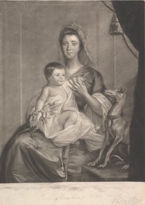 Lady Jane Cathcart (née Hamilton), e o seu filho