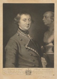 Tenente Coronel Henry Townshend de James McArdell
