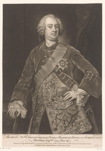 Portret van Charles Lennox
O mais nobre príncipe Charles Duque de Richmond (...) (título sobre o objecto)