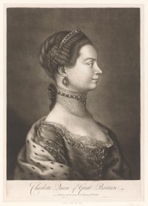 Retrato de Charlotte de Mecklenburg
Charlotte Queen of Great Britain (título sobre o objecto)