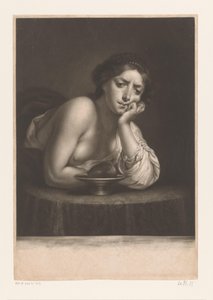 Sigismunda com o coração de Guiscardo de James McArdell