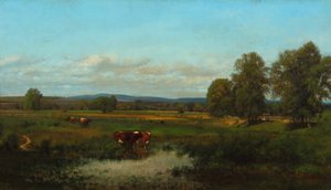Vacas no pasto 1870 (Óleo sobre tela)