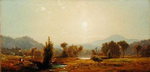 Vista das Catskills (óleo sobre tela)