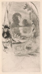 [76] Impressões de placas canceladas por Whistler - o Modelo de Descanso. de James Abbott McNeill Whistler