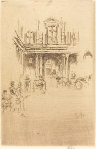 Um canto do Palais Royal de James Abbott McNeill Whistler