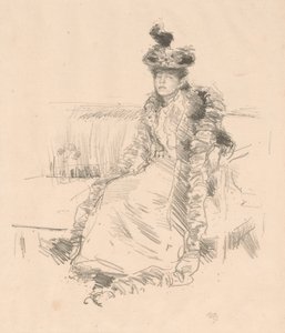 Uma Senhora Sentada de James Abbott McNeill Whistler