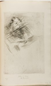 Um homem lendo de James Abbott McNeill Whistler