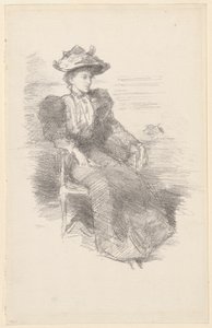Um retrato: Mildred Howells de James Abbott McNeill Whistler