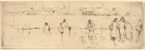 Um esboço no aterro de James Abbott McNeill Whistler
