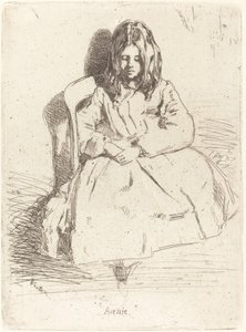 Annie sentada de James Abbott McNeill Whistler