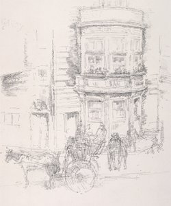 Parte de trás do Teatro Gaiety de James McNeill Whistler