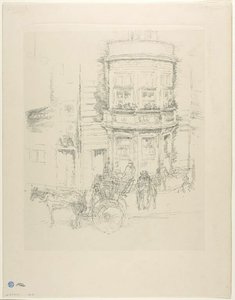 Parte de trás do Gaiety Theatre de James McNeill Whistler