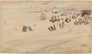 Cena da praia de James Abbott McNeill Whistler