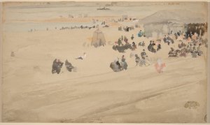 Cena de praia de James McNeill Whistler