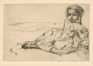 Bibi Valentin de James Abbott McNeill Whistler