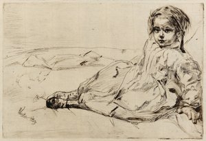 Bibi Valentin de James Abbott McNeill Whistler