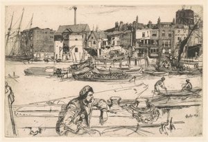 Cais do Leão Negro de James Abbott McNeill Whistler