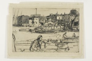 Cais do Leão Negro de James Abbott McNeill Whistler